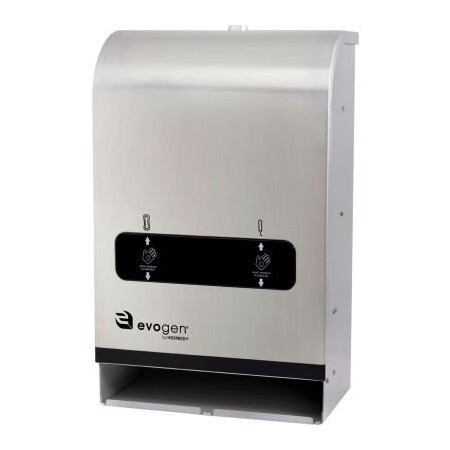 Hospeco Evogen EVNT4 Mini No Touch Dual Vendor, Free, Stainless EVNT4-SS